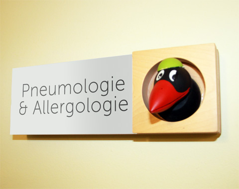 Eingang Kinderpneumologie & Allergologie
